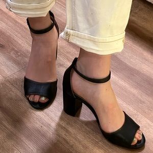 Steve Madden Black Block Heels